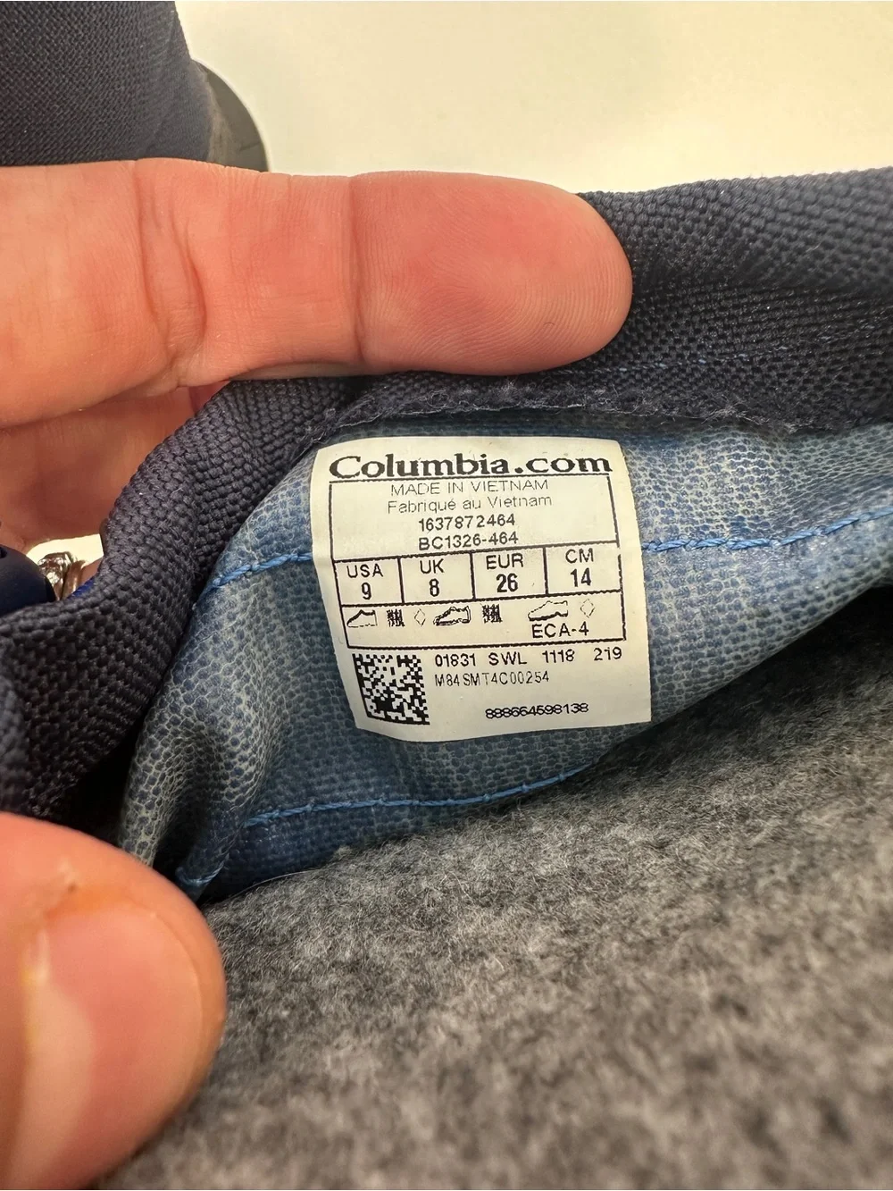 Columbia Kids Blue and Navy Insulated Snow Boots